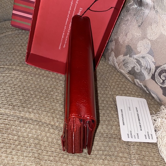 ❤️NWT Rolfs’ Red Spacious & Large Genuine Leather Wallet w/Severo Compartments - Picture 5 of 16